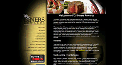 Desktop Screenshot of fosdinersrewards.com